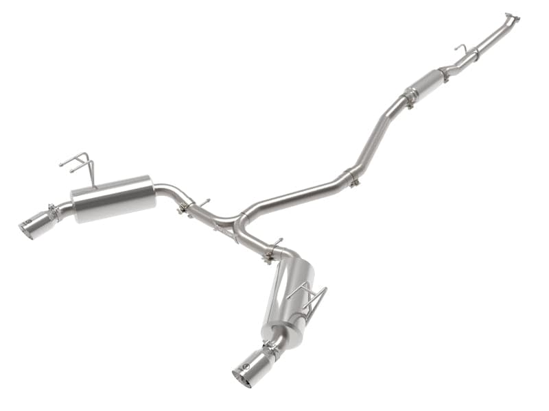 aFe POWER Takeda 2022+ Honda Civic Stainless Steel Cat-Back Exhaust System w/ Polished Tip (49-36628-P)