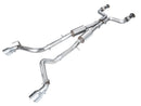 AWE 2023 Nissan Z RZ34 RWD Track Edition Catback Exhaust System w/ Chrome Silver Tips