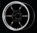 Advan RG-D2 15x8.0 +28 4-100 Mecanizado y rueda negra plomizo