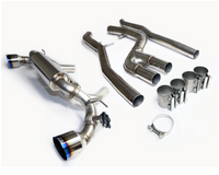 HKS 2020+ Toyota GR Supra w/o OPF Dual Hi-Power Titanium Tip Cat-Back System (31014-KT001)