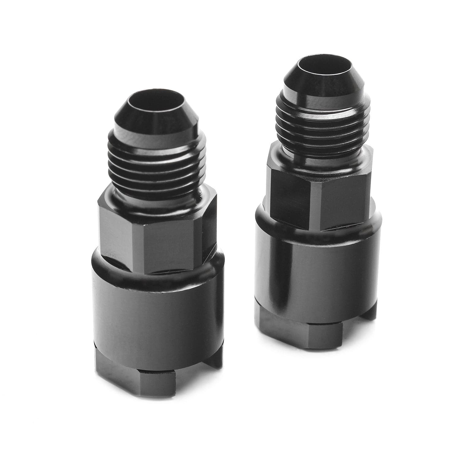 Cobb 04-16 Subaru STi / WRX 06-17 -6 AN Adapter Fittings Black - Set of 2 (cobb312630)