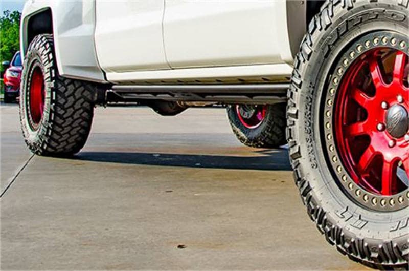 N-Fab RKR Rails 16-17 Toyota Tacoma Doble Cabina - Tex. Negro - 1.75in