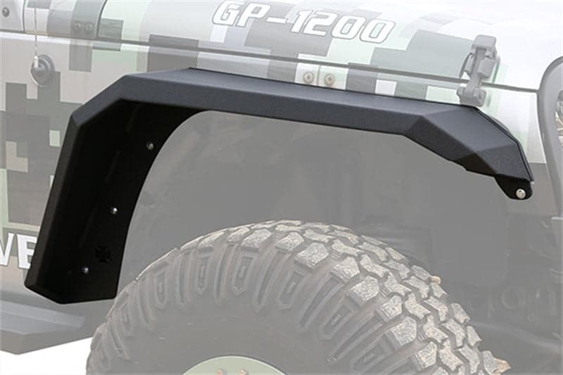 Iron Cross 2020 Jeep Gladiator Fender Flare Set - Rear - Matte Black