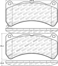 StopTech Performance 18-22 WRX STi Front Brake Pads