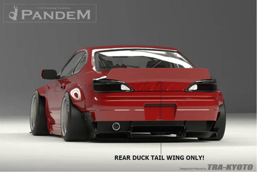 Pandem 99-02 Nissan Silvia (S15) Rocket Bunny Rear Duck Tail Wing Only