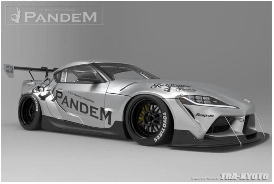 Pandem 2019+ Toyota Supra A90 RB Kit aerodinámico completo de cuerpo ancho con ala