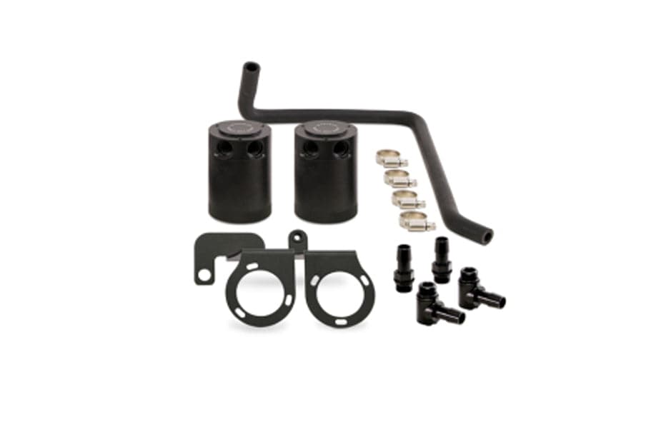 Mishimoto 2009+ Nissan 370Z Direct Fit Baffled Oil Catch Can - Black (misMMBCC-370Z-09PBE)