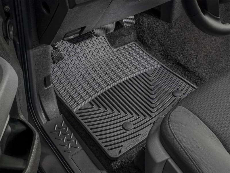 WeatherTech 2016+ Toyota Tacoma Access/Double Cab (solo A/T) Tapetes de goma delanteros - Negros