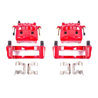 Power Stop 16-17 Subaru Crosstrek Front Red Calipers w/Brackets - Pair