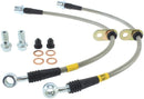 StopTech 00-05 Toyota MR2 Spyder Front Stainless Steel Brake Lines