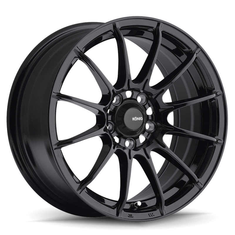 Konig Dial In 15x8 4x100 ET25 Negro Brillo