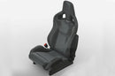 RECARO Black Leather Cross Sportster CS w/Heat Driver Seat