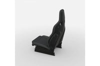 RECARO Black Leather Cross Sportster CS w/Heat Passenger Seat