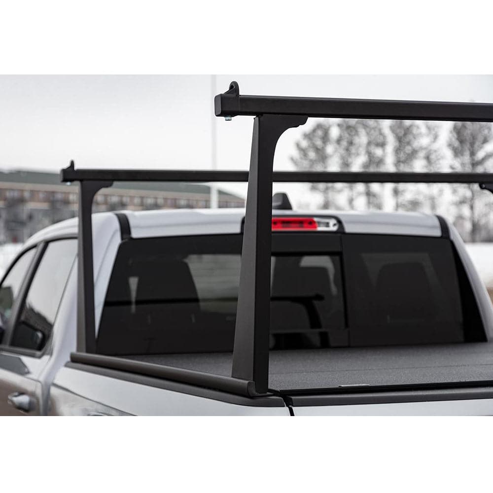 Access 16+ Toyota Tacoma ADARAC Aluminio Pro Series Caja de 5 pies Estante para camión negro mate (accF2050042)