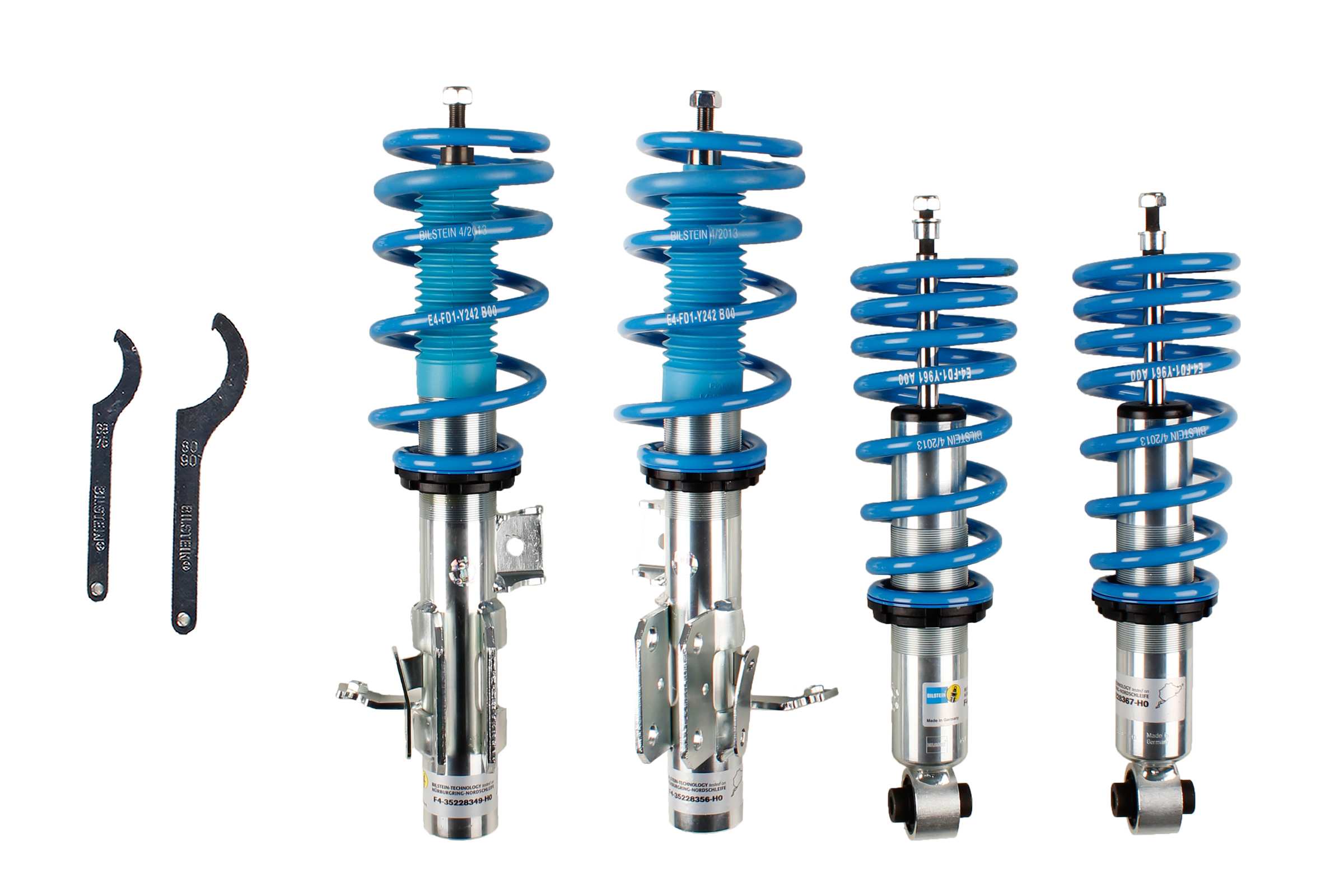 Bilstein B14 (PSS) 09-11 Scion FR-S/ 06-12 Subaru BRZ Kit de suspensión de rendimiento delantero y trasero (47-228337)