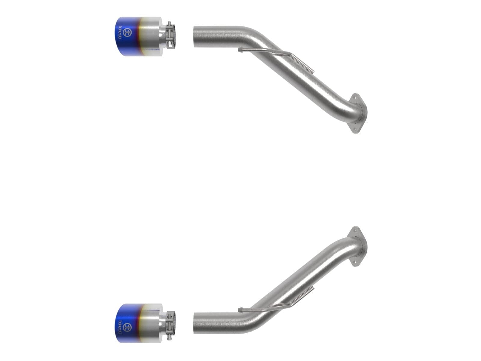 aFe 2023+ Nissan Z V6-3.0L (tt) Takeda Stainless Steel Axle-Back Exhaust System w/ Blue Flame Tip