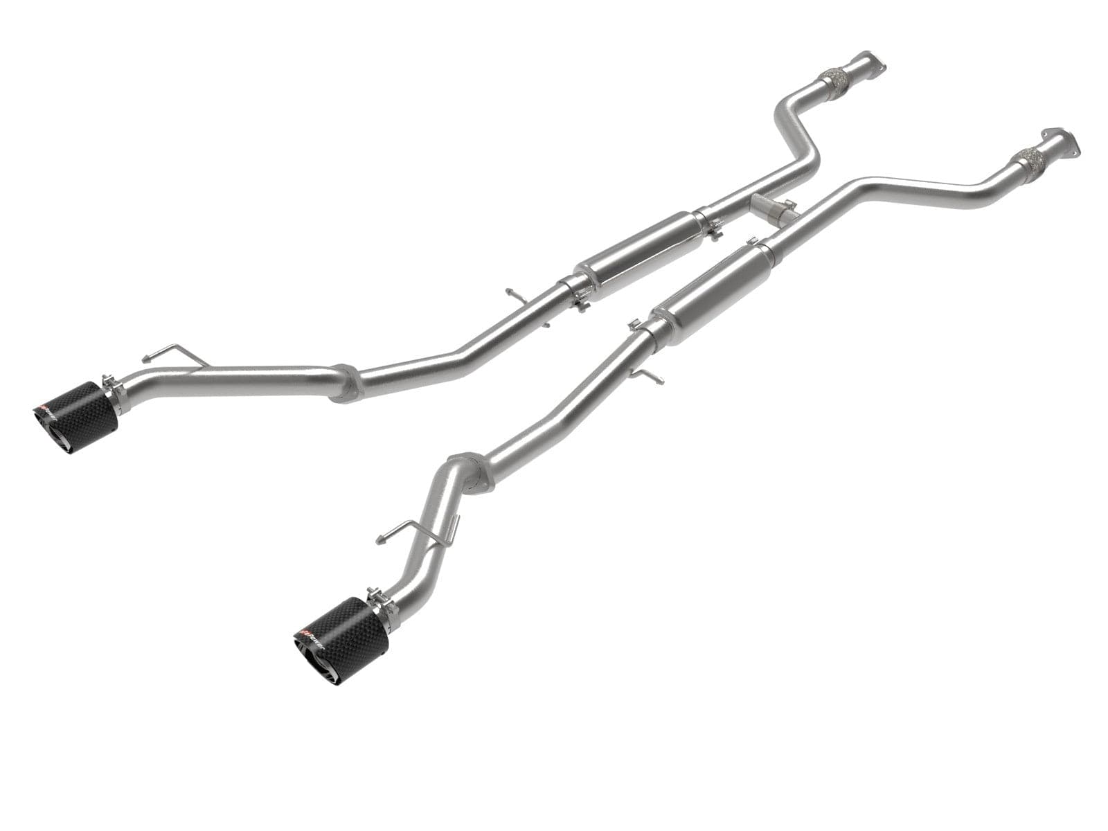 aFe POWER Takeda 2023+ Nissan Z 2 1/2in 304 SS Cat-Back Exhaust System w/ Carbon Fiber Tips (49-36138-C)