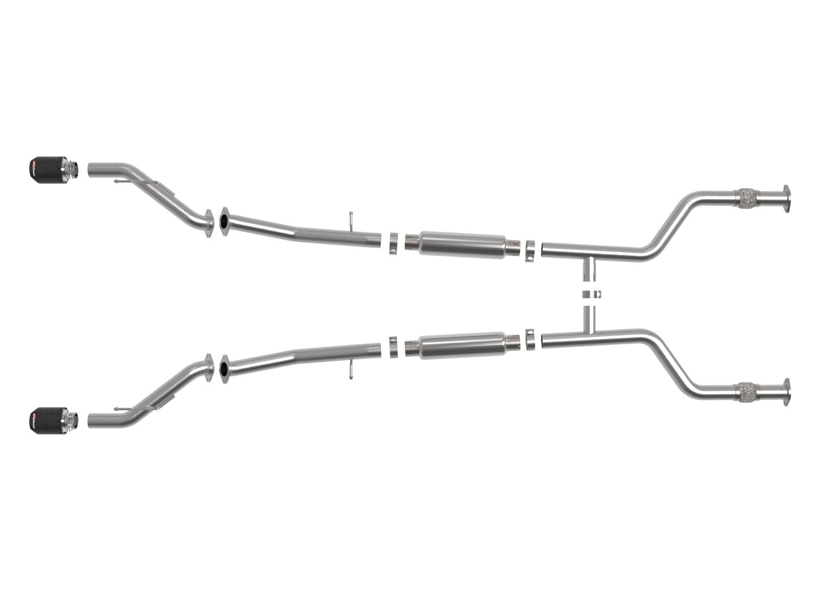 aFe POWER Takeda 2023+ Nissan Z 2 1/2in 304 SS Cat-Back Exhaust System w/ Carbon Fiber Tips