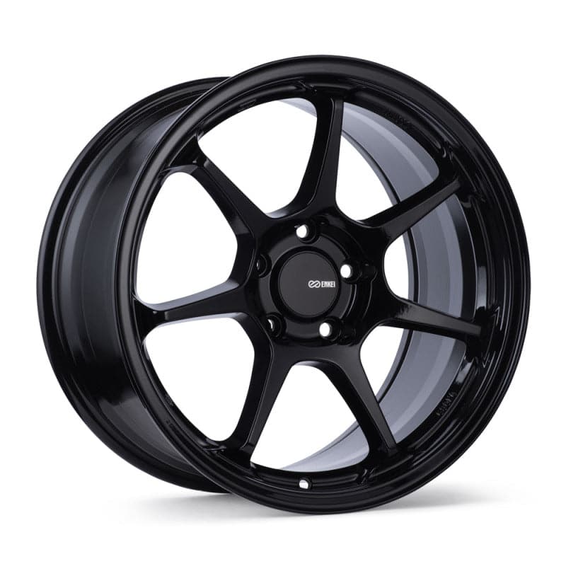 Rueda Enkei TS-7 18x9,5 5x114,3 38 mm de compensación, 72,6 mm de diámetro, color negro brillante (535-895-6538BK)