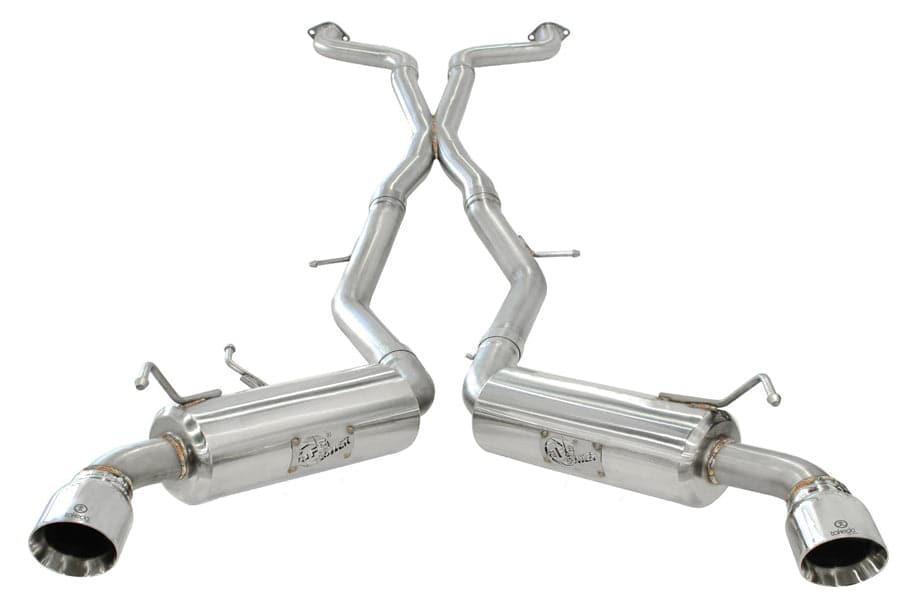 aFe 2009+ Nissan 370Z Takeda 2.5inch SS Exhaust Cat-Back Polished Tips (afe49-36107)