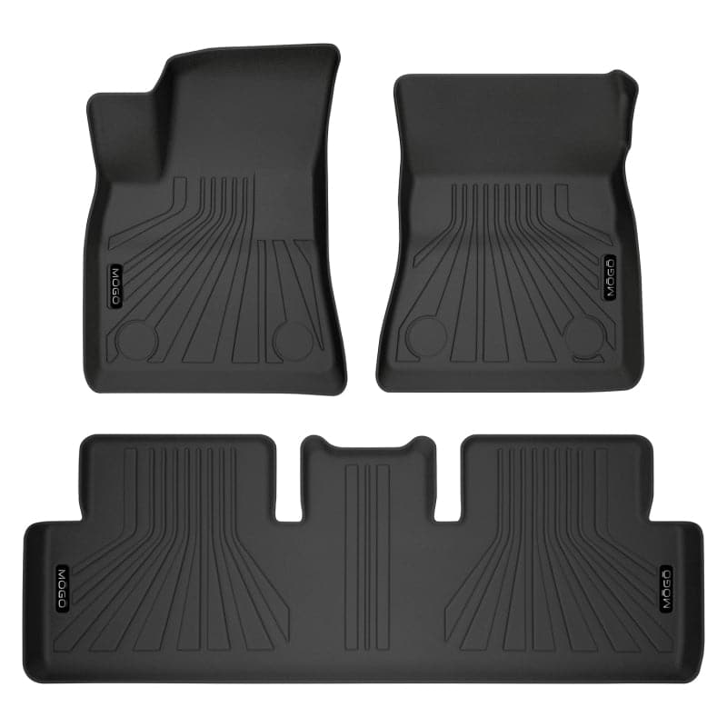 Husky Liners 18-19 Tesla 3 MOGO Black Front & Second Row Floor Liners (70458)