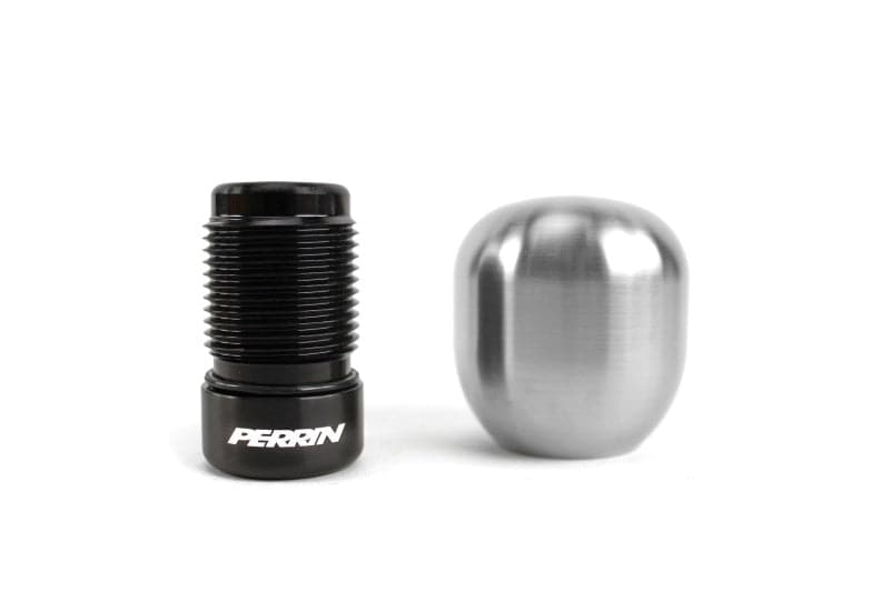 Perrin 13-23 BRZ / 22- GR86 Manual Brushed Barrel 1.85in Stainless Steel Shift Knob