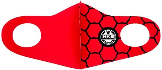 HKS SPF Red Graphic Face Mask (L)