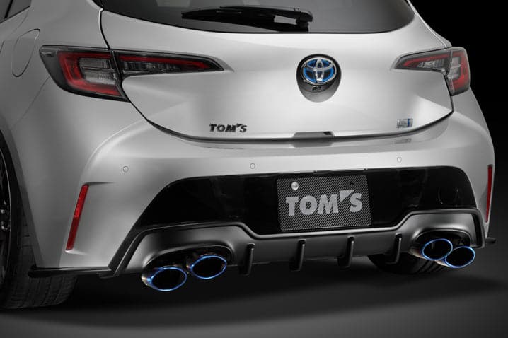 Tom's Racing 2019+ Toyota Corolla Hatcback FRP Difusor trasero sin pintar