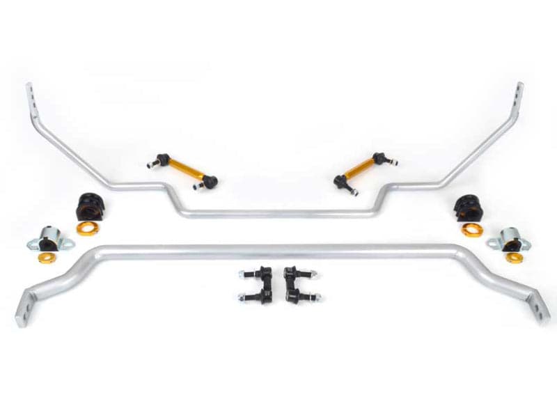 Whiteline 09-18 Nissan GT-R (Premium) / 12-16 GT-R Black Edition Front and Rear Swaybar Kit (BNK008)