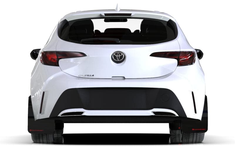 Rally Armor 2019+ Toyota Corolla Hatchback Azul UR Guardabarros Logotipo blanco