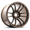 Gram Lights 57XR 18x9.5 +38 5-114.3 Rueda de bronce oscuro