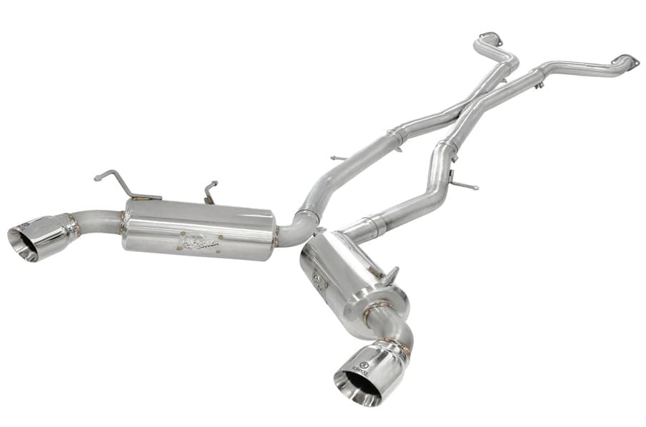 aFe 2009+ Nissan 370Z Takeda 2.5inch SS Exhaust Cat-Back Polished Tips (afe49-36107)