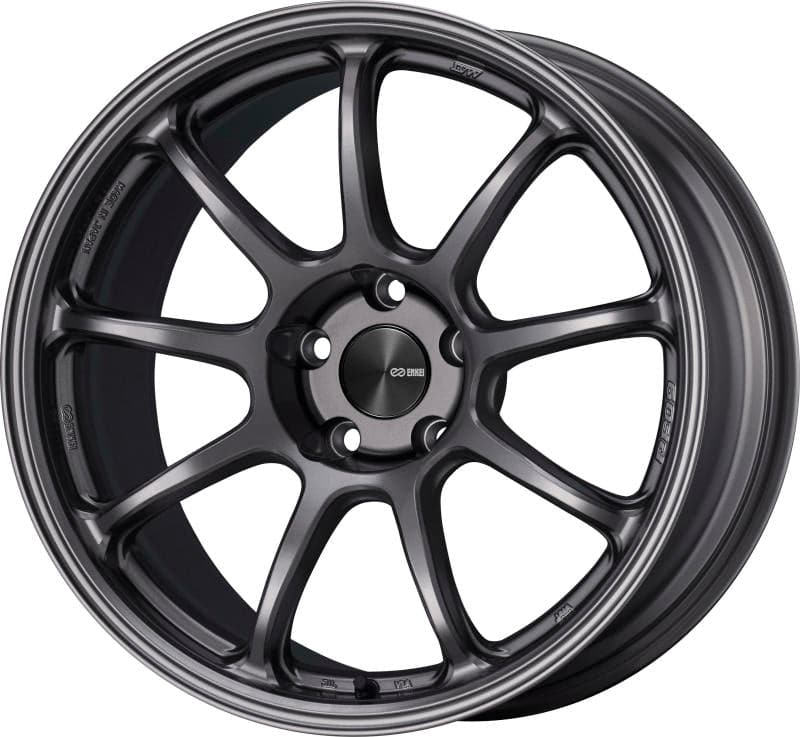 Enkei PF09 18x9.5 5x114.3 40mm Offset 75mm Bore Dark Silver Wheel