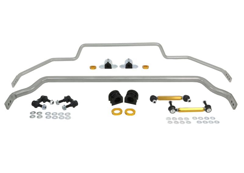 Whiteline 09-18 Nissan GT-R (Premium) / 12-16 GT-R Black Edition Front and Rear Swaybar Kit