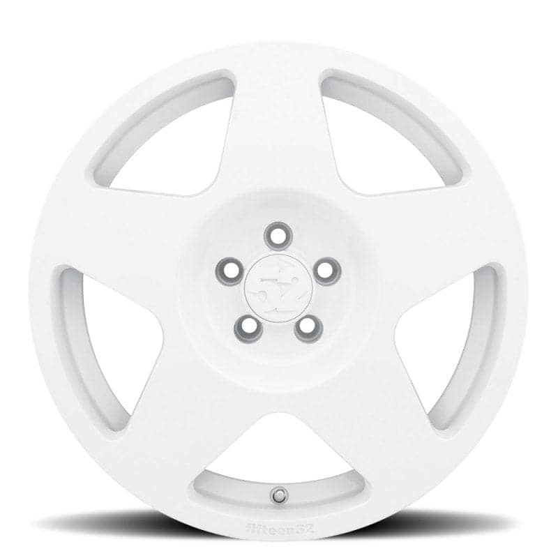 quince52 Tarmac 18x8.5 5x108 42mm ET 63.4mm Rueda central Rally blanca (TARRW-88558+42)