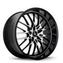 Konig Lace 15x6.5 10x100/114.3 ET40 Negro/Radio Máquina