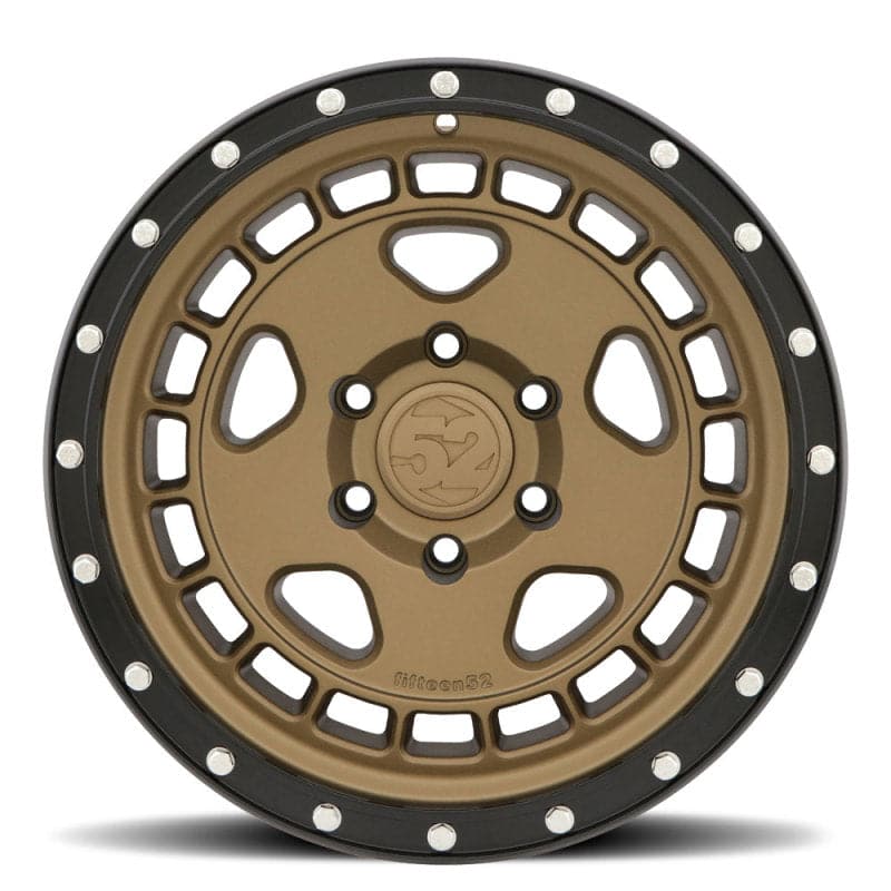 quince52 Turbomac HD 17x8.5 6x139.7 0mm ET 106.2mm Rueda de bronce con bloque de orificio central (THDBB-178569-00)