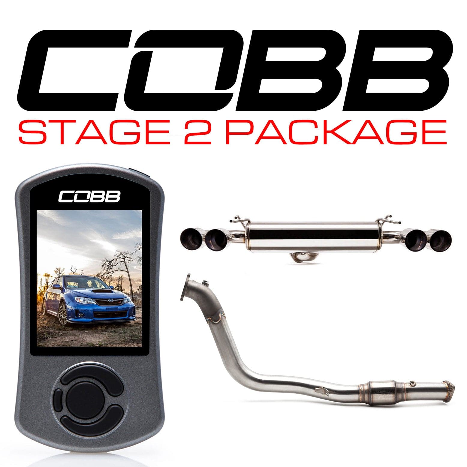 Cobb 08-14 Subaru STi Hatch Stage 2 Power Package