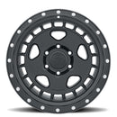 quince52 Turbomac HD 17x8.5 6x139.7 0 mm ET 106.2 mm Rueda negra de asfalto con orificio central (fftTHDAB-178569-00)