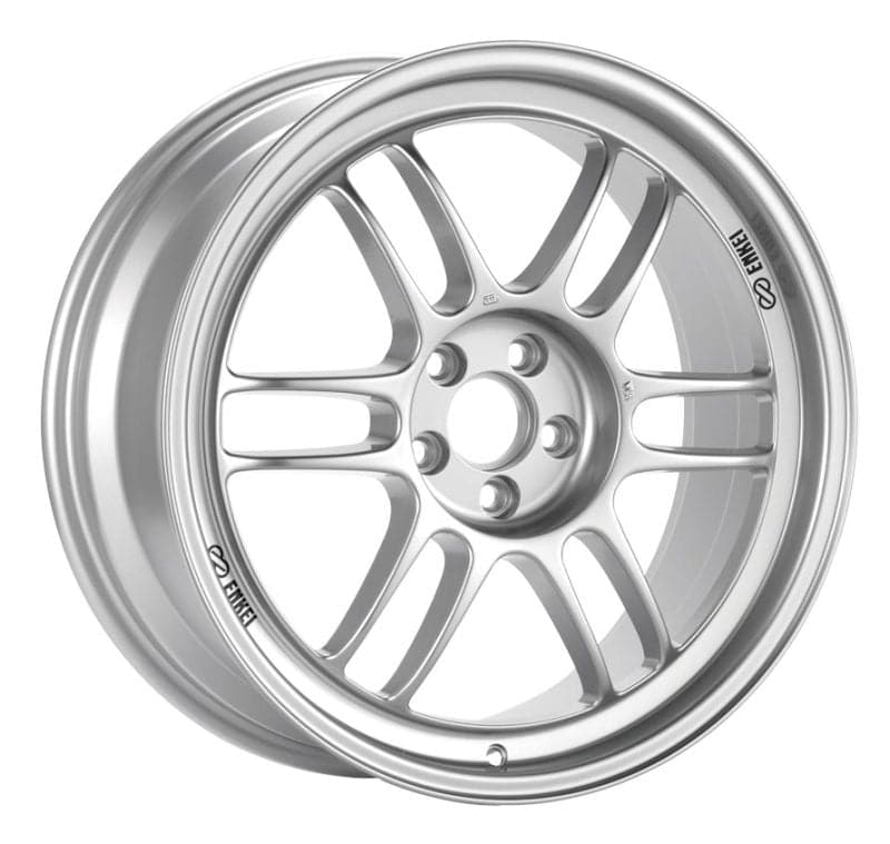 Rueda plateada Enkei RPF1 18x9 5x114,3 35 mm con desplazamiento y 73 mm de diámetro G35/350z (enk3798906535SP)