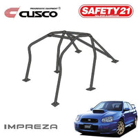 Cusco Safety 21 Around Dash 7-Point Roll Cage for 2 Passengers - Subaru WRX & STi 02-07