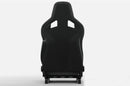 RECARO Black Leather Cross Sportster CS w/Heat Driver Seat