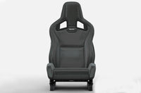 RECARO Black Leather Cross Sportster CS w/Heat Driver Seat