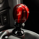 Raceseng Slammer Shift Knob (Grabado Puerta 1) Adaptador M12x1.25mm - Rojo Translúcido