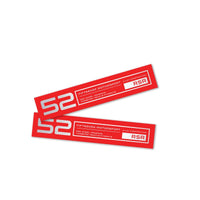 fifteen52 Holeshot RSR Wheel Lip Decal Set of Four - Red