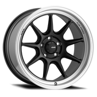 Konig Countergram 17x8 4x100 ET45 Matte Black / Matte Machined Lip