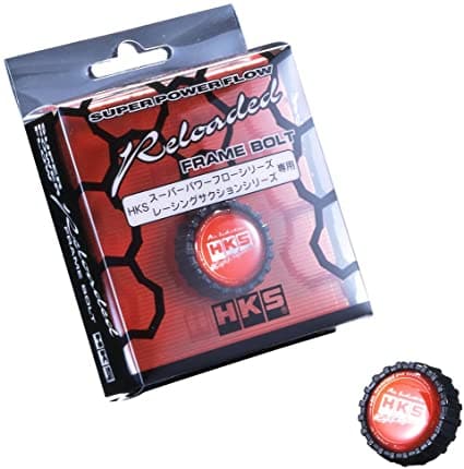 HKS Intake Mesh Replacement Black and Red Bolt