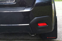 Rally Armor 13+ Subaru XV Crosstrek Black Mud Flap w/ Orange Logo