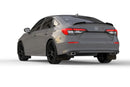 Rally Armor 2022+ Honda Civic (Incl. Si/Sport/Touring) UR Faldilla guardabarros negra con logotipo rojo