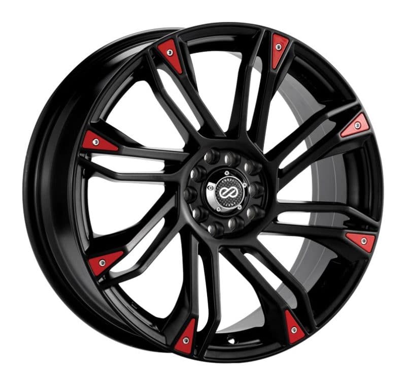 Rueda Enkei GW8 17x7 4x100/108 1.654 in Offset 72.6 Diámetro Negro Mate (448-770-1142BK)